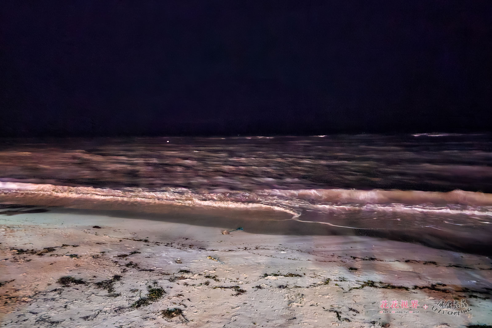 夜晚的海還是會令人畏懼的。