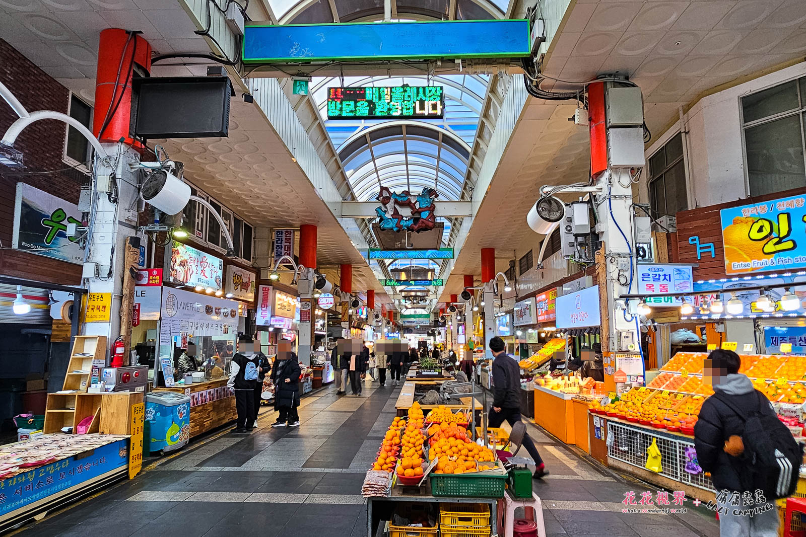 西歸浦每日偶來市場,熱鬧極了