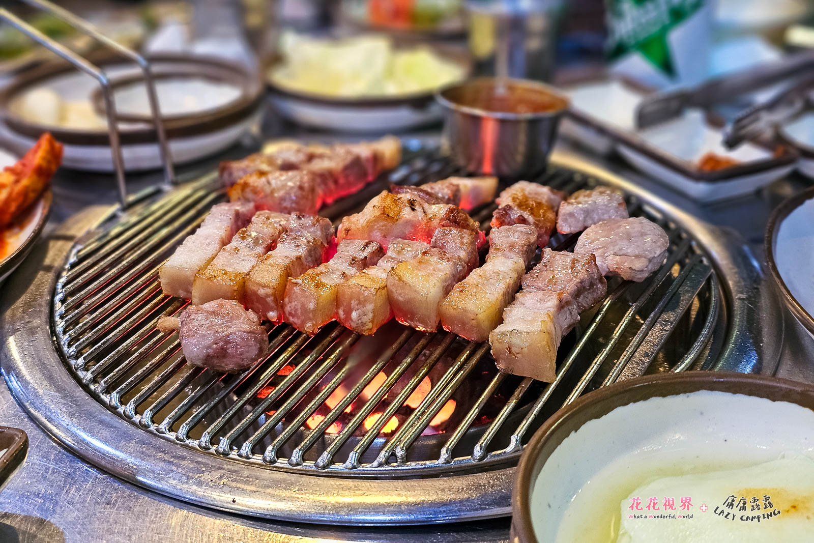 豚舍豚別館的烤五花肉。