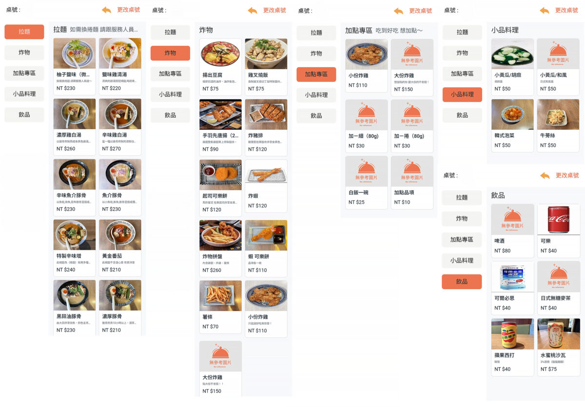 麵屋一虎八德店，所有餐點一覽